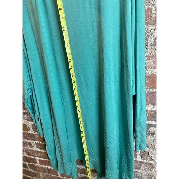 Torrid Super Soft Knit Cardigan Aqua Green Size 3X NWT - Picture 12 of 13